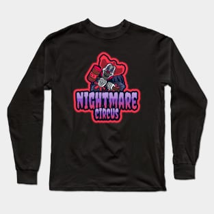 Nightmare Circus Psycho Clown Long Sleeve T-Shirt